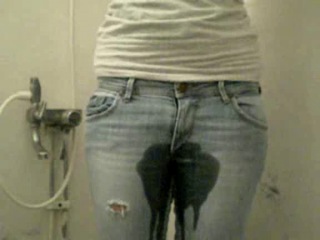 wetting jeans in shower